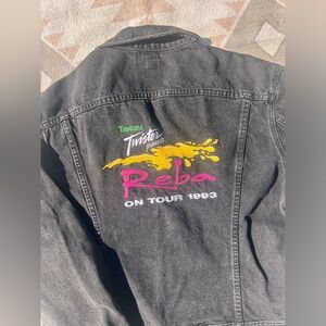 Vintage Reba Western Lee Denim Jacket Black